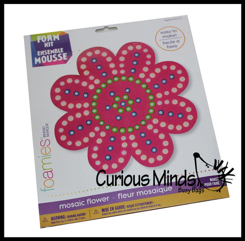 Fine Motor Craft - Foam Bead Flower or Alligator