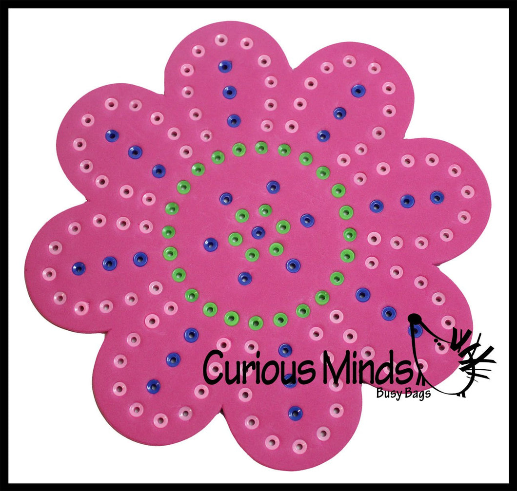 Fine Motor Craft - Foam Bead Flower or Alligator