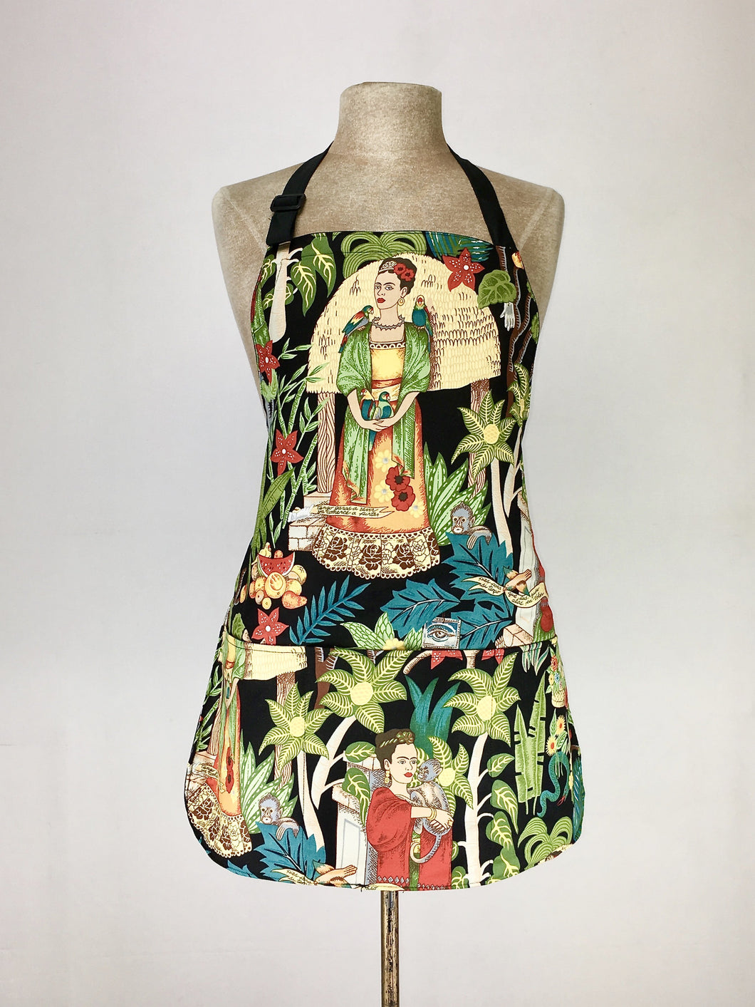 Frida Kahlo print handcrafted double sized apron