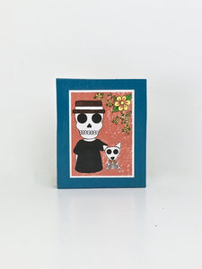 Best buds dia de muertos inspired handcrafted pop art frame by Ninoska Arte