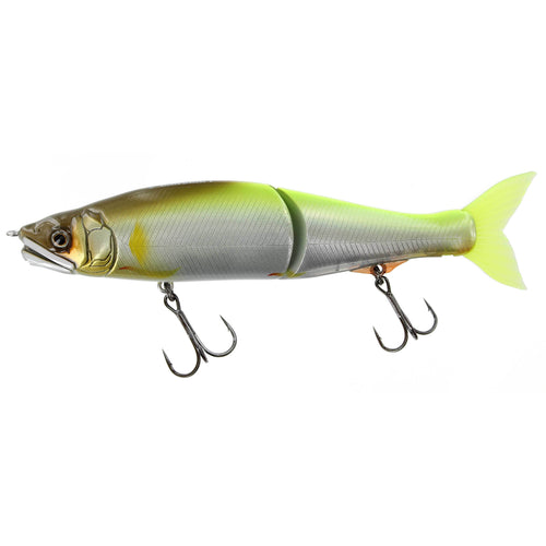 Gancraft Jointed Claw Zepro 178 Wakebait Flashing GM Chartreuse