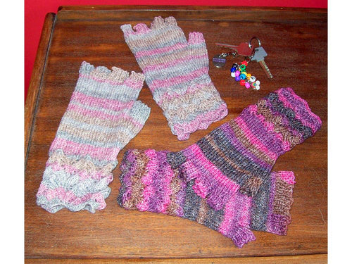 Fingerless Gloves by Anne Donovan in Stylecraft Head Over Heels Allstars