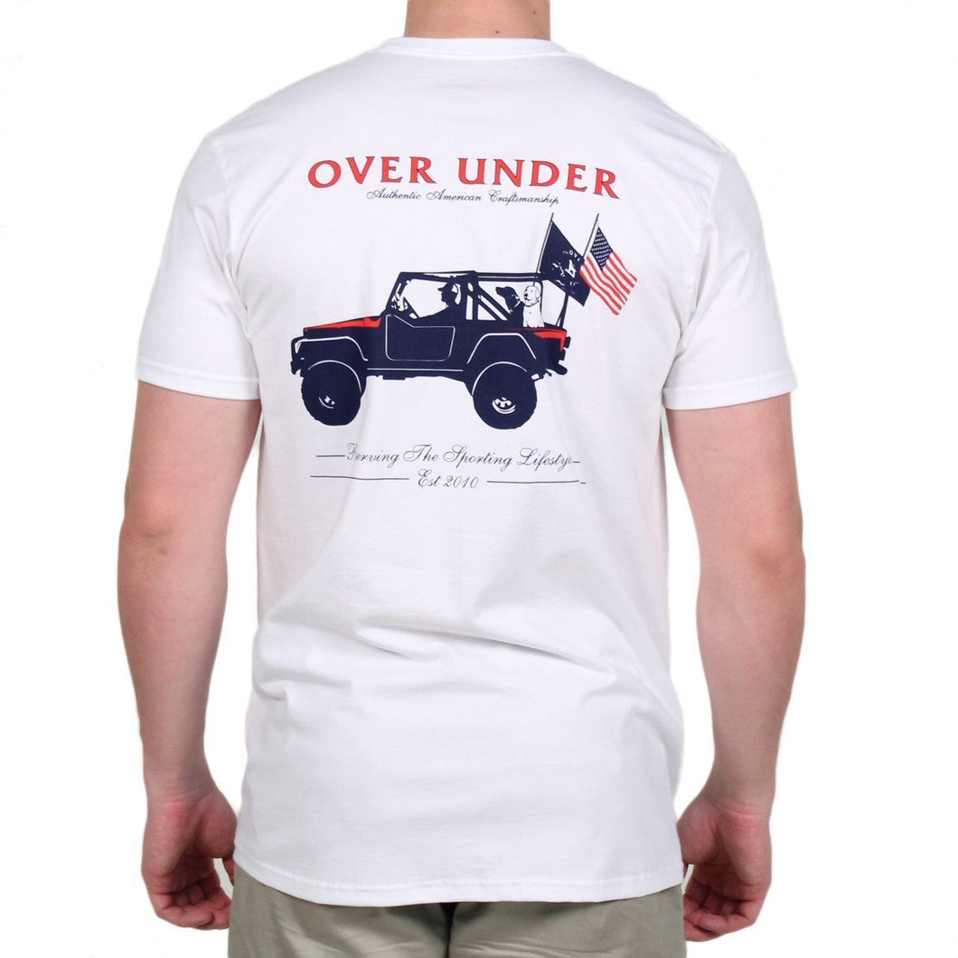 American Craftsmanship Tee in White by Over Under Clothing