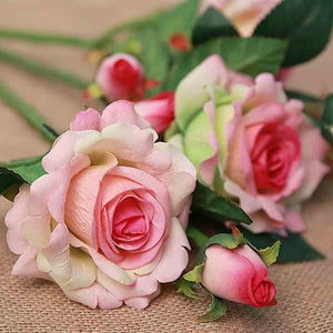 Artificial Flowers For Wedding Decoration Mariage Birthday Party Crafts Bridal Bouquet Floral