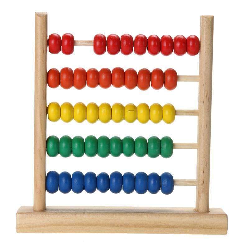 Baby Wooden Toy Small Abacus Handcrafted Educational Toy Children'S Wooden Early Learning Kids