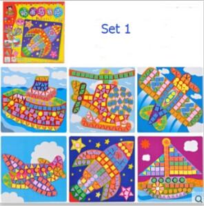 EVA Mosaic Stickers Kids Art Crafts Puzzle Toys