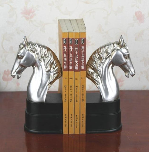 Elegant European Study of HighGrade Office Decorations Resin Crafts Horse Desktop Bookends Best GIFT
