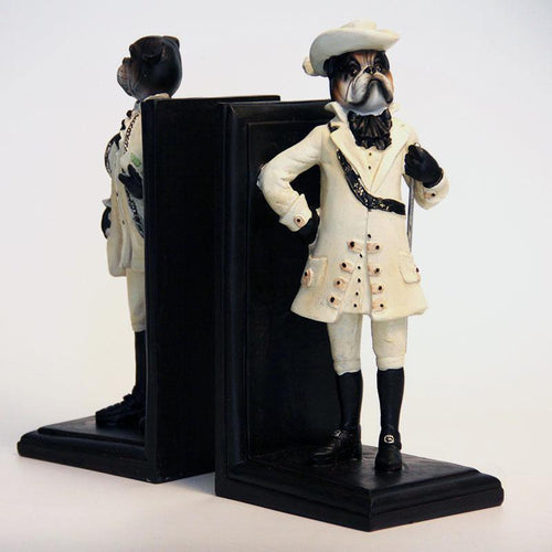 Elegant European Study of HighGrade Office Decorations Resin Crafts Dog Bookends Best GIFT