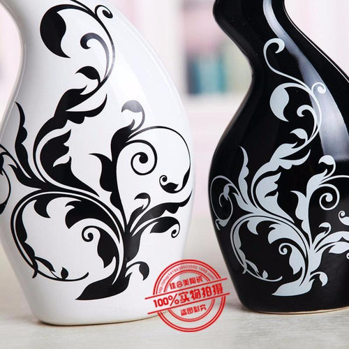 European Abstract handmade ceramic vase Home Furnishing crafts collection