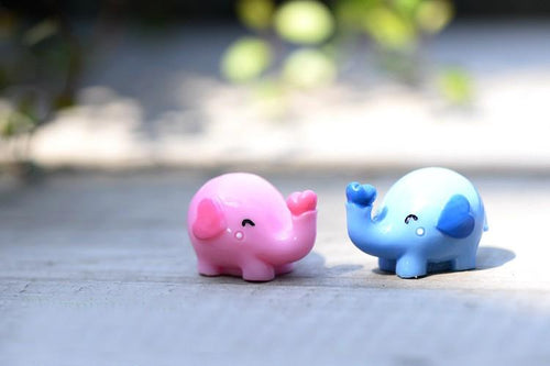 Cute Cartoon Elephant DIY Garden Craft Decoration
