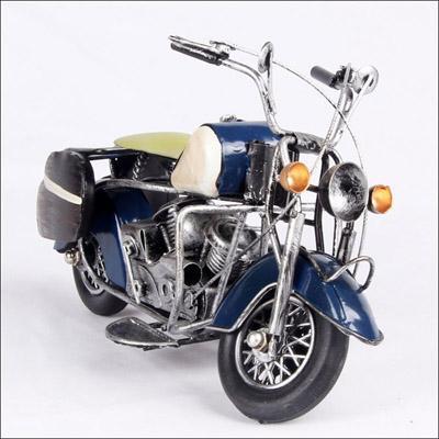 Ermakova 24Cm9.4Retro Motorcycle Figurine Vintage Motor Model Motorbike Statue Metal Vehicle Craft Home Decor Toys Gift