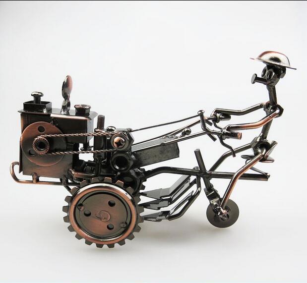Chinese living room Iron Tractor ornaments