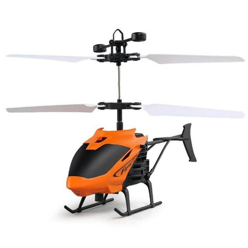 Flying Mini RC Infraed Induction Helicopter Aircraft Flashing Light Toys For Kids