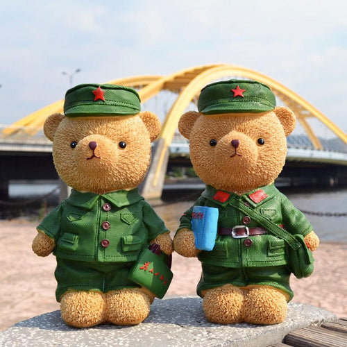 Cute Bear Coin Piggy Bank