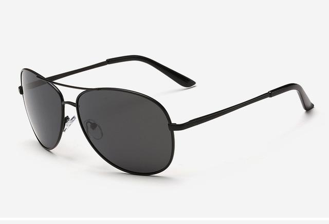 Eyecrafters Brand Men'S Pilot Sunglasses Outdoor Driving Shield Eyewear Metal Polarized Ae103