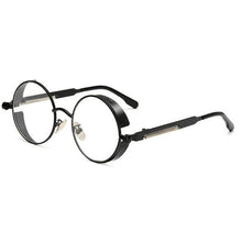 Load image into Gallery viewer, Eyecrafters Brand Unisex Round Men Womens Gothic Steampunk Sunglasses Transparent Hh2671
