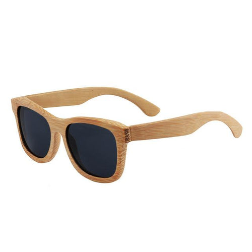 Eyecrafters Brand Men'S Vintage Sunglasses Polarized Mens Retro Mirrored Sunglasses 100% Natural Bambo Wood Zm001S