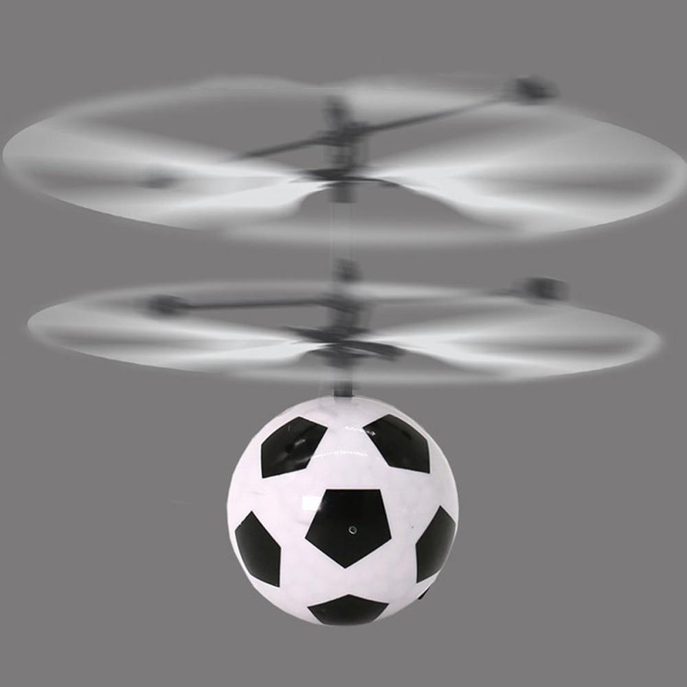 Electric RC Fly Ball Infrared Induction Aircraft Flash LED Light Remote kids soccer ball  free shipping