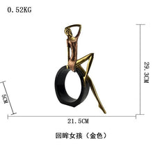 Load image into Gallery viewer, Creative Resin Reading Girl Figurines Ornaments  Europe Lady Miniature Furnishings Desktop Crafts Home Decoration Birthday Gifts