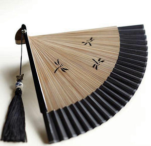 Bamboo Silk Folding Hand-Held Fan