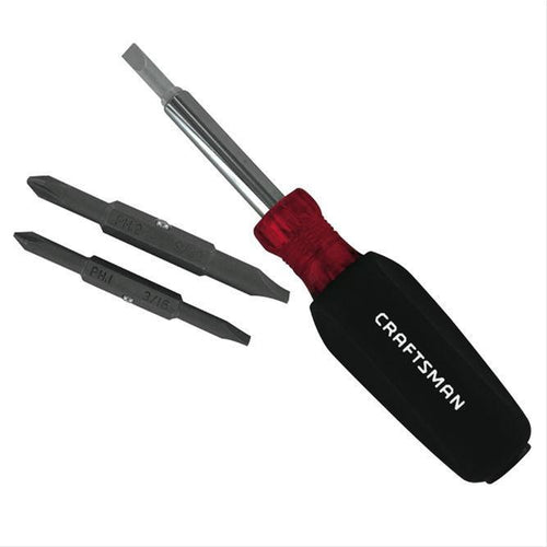 Craftsman Multi Drive Multi-Bit Screwdriver Steel Black 1 set