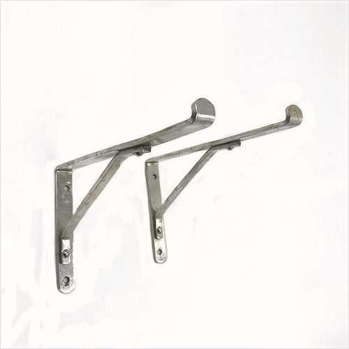 Craftsmans Antique Bathroom Nickel Shelf Brackets