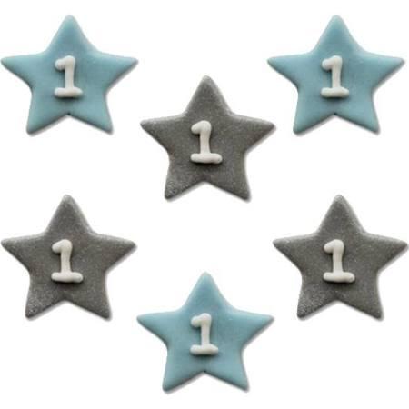 Anniversary House - 5 One Little Star Boy  Sugarcraft Toppers