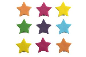 Anniversary House - Multi-coloured Star Sugarcraft Toppers