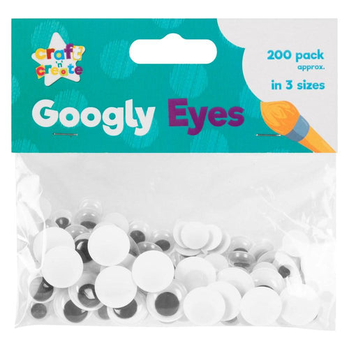 Craft Googly Eyes - 200 Pack