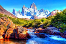 Load image into Gallery viewer, Diamond Painting Square Drill 5D Full DIY Embroidery The Moutain Scenery Decoration  Arts Crafts&amp;Sewing Needlework Crpsen