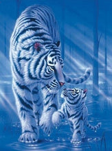 Load image into Gallery viewer, Diamond Painting,5D,DIY,Embroidery,Square,Full,The Tigers,Home Decoration,Crafts&amp;Sewing,Needlework,Wall Painting, Arts,Crpsen