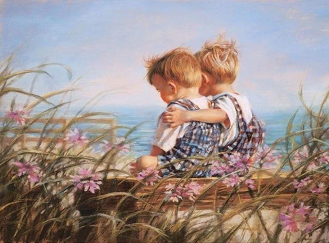 Diamond Painting 5D DIY Embroidery Full Square Drill Boy&Girl Home Decor Arts Crafts&Sewing Needlework Cross Stitch Crpsen